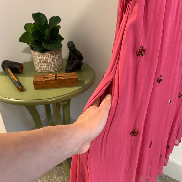 Free People Golden Sun Dress Size Lg. NWOT. Pockets! Make an offer! - Picture 8 of 12